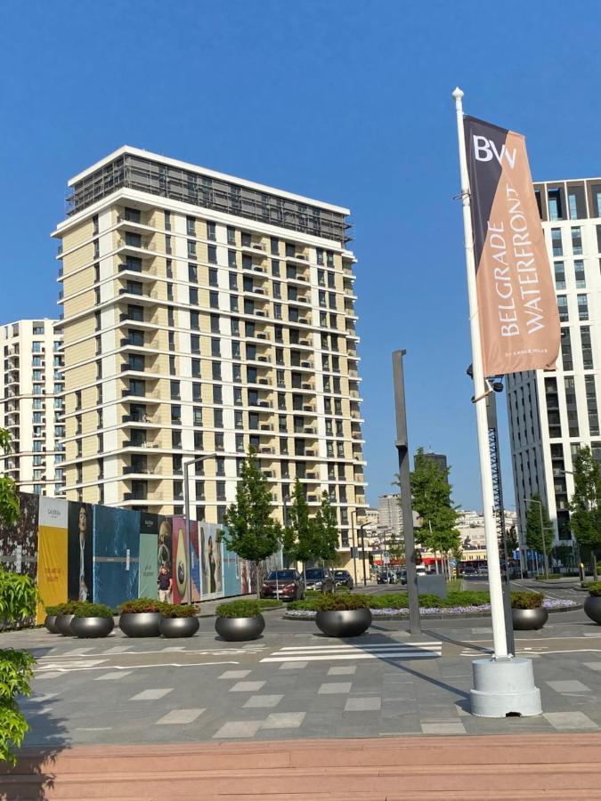Ferienwohnung Symphony707 - Belgrade Waterfront Exterior foto